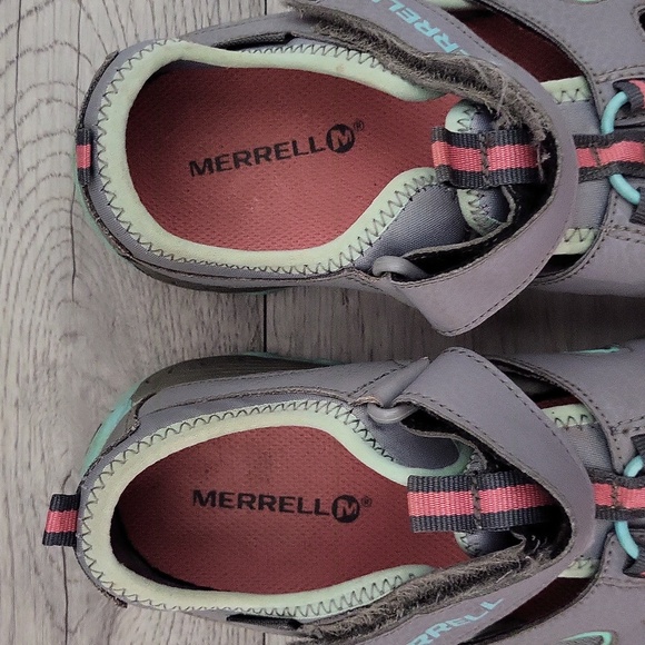 🛍Merrell Hyrdo H20 Womens 5M Hiking Sandal Leather Waterproof Adustable Strap - Picture 6 of 14